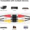 RCA Female To Female Coupler Adapter For AV Audio Video Cable Extension 10