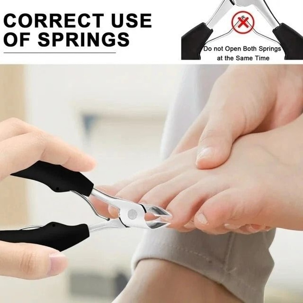 Heavy Duty Ingrown Toenail Clippers For Thick Nails Precision Stainless Nail Scissor 10