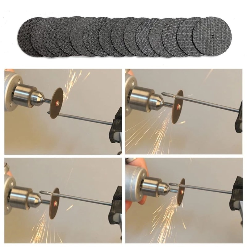 Fiberglass Reinforced Cut Off Wheels With 18 Mandrel For Dremel Rotary Tool Metal Cutting 3