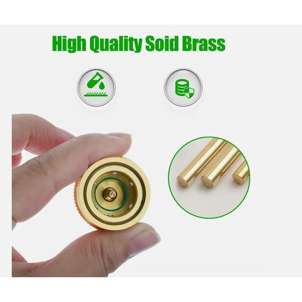 Adjustable Adapter Set Brass High Low Quick Couplers For AC Service 7