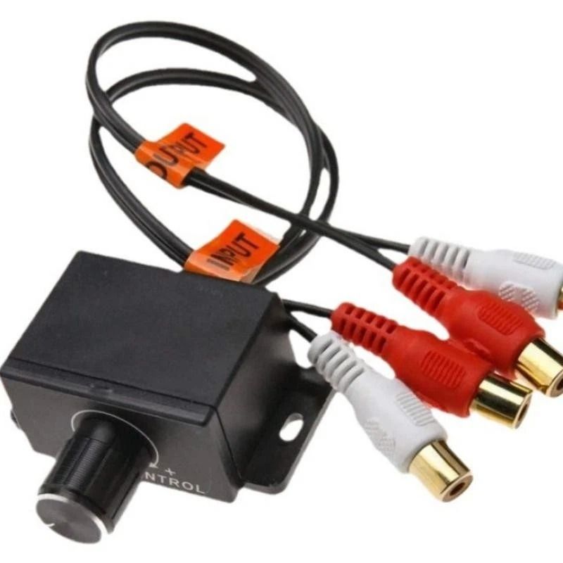 Universal Car Bass Knob RCA Level Controller For Amplifier And Subwoofer 0