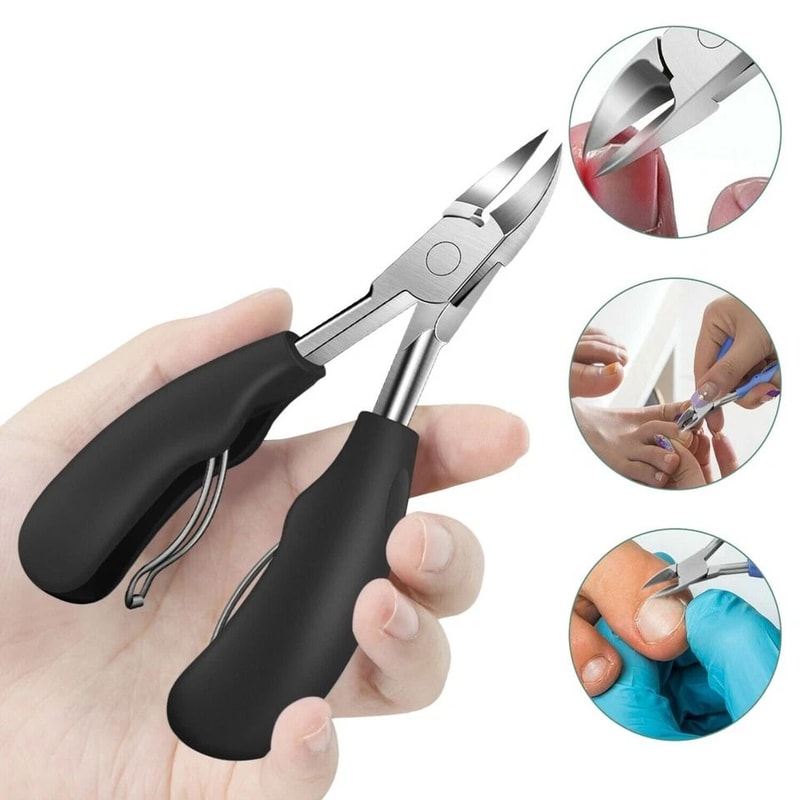 Heavy Duty Ingrown Toenail Clippers For Thick Nails Precision Curved Nail Scissors 4