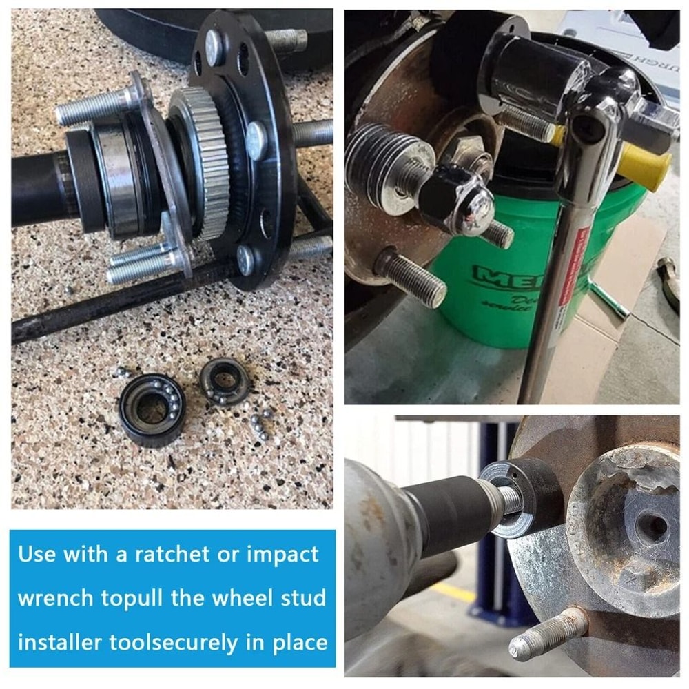 Wheel Stud Installer Tool For Cars SUVs And Light Trucks 4