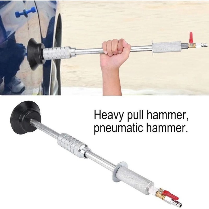 Air Pneumatic Dent Puller Slide Hammer Kit With Suction Cups For Car Auto Body Dent Repair 2