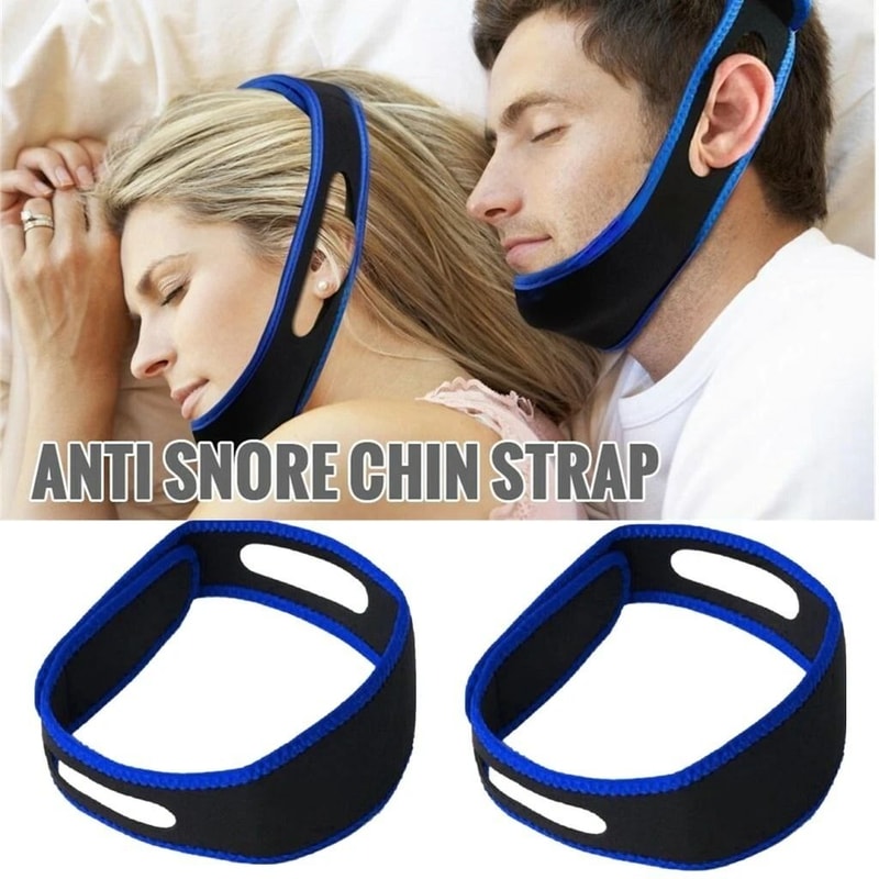 Adjustable Anti Snore Chin Strap For CPAP Users Sleep Apnea Jaw Support 11