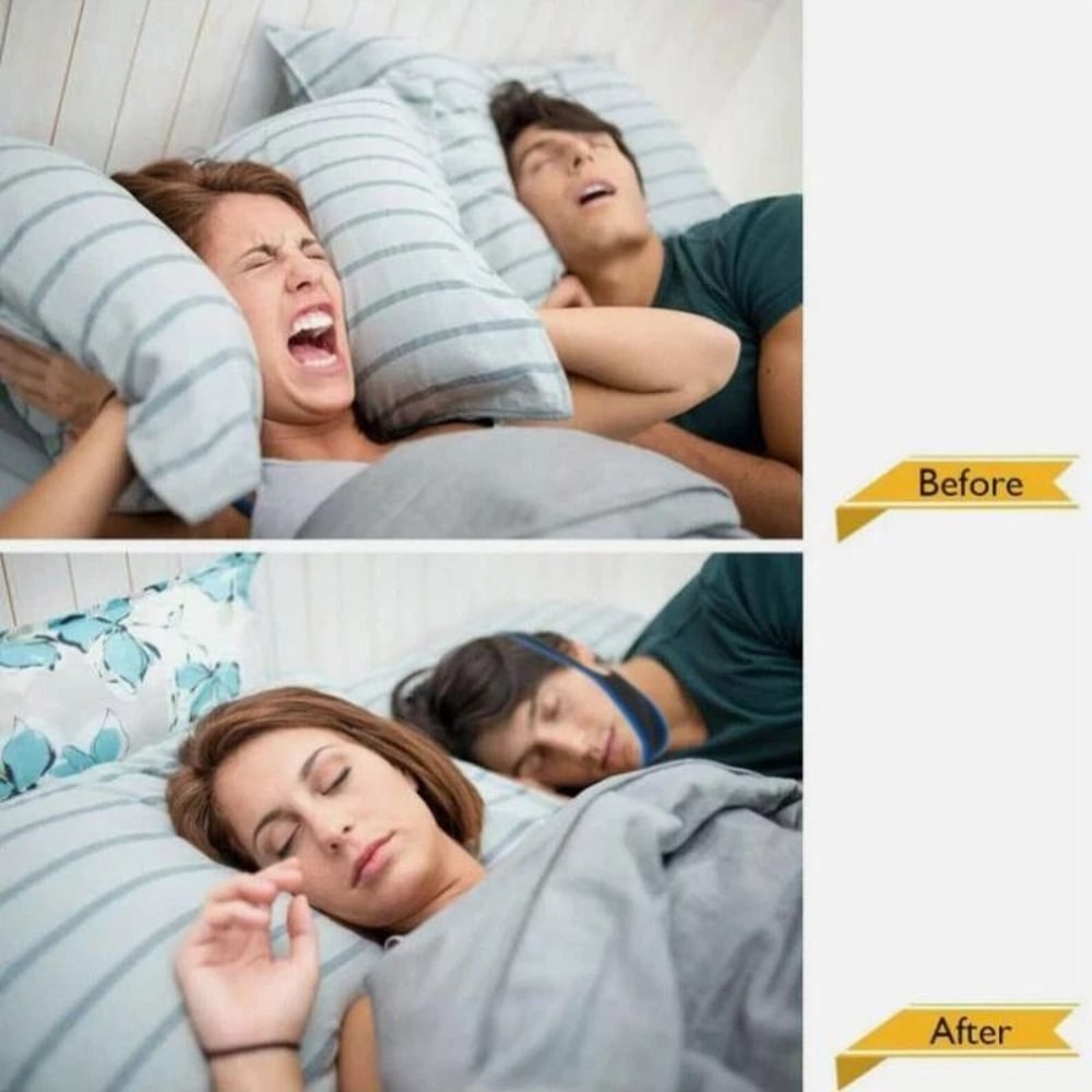 Adjustable Anti Snore Chin Strap For CPAP Users Sleep Apnea Jaw Support 12