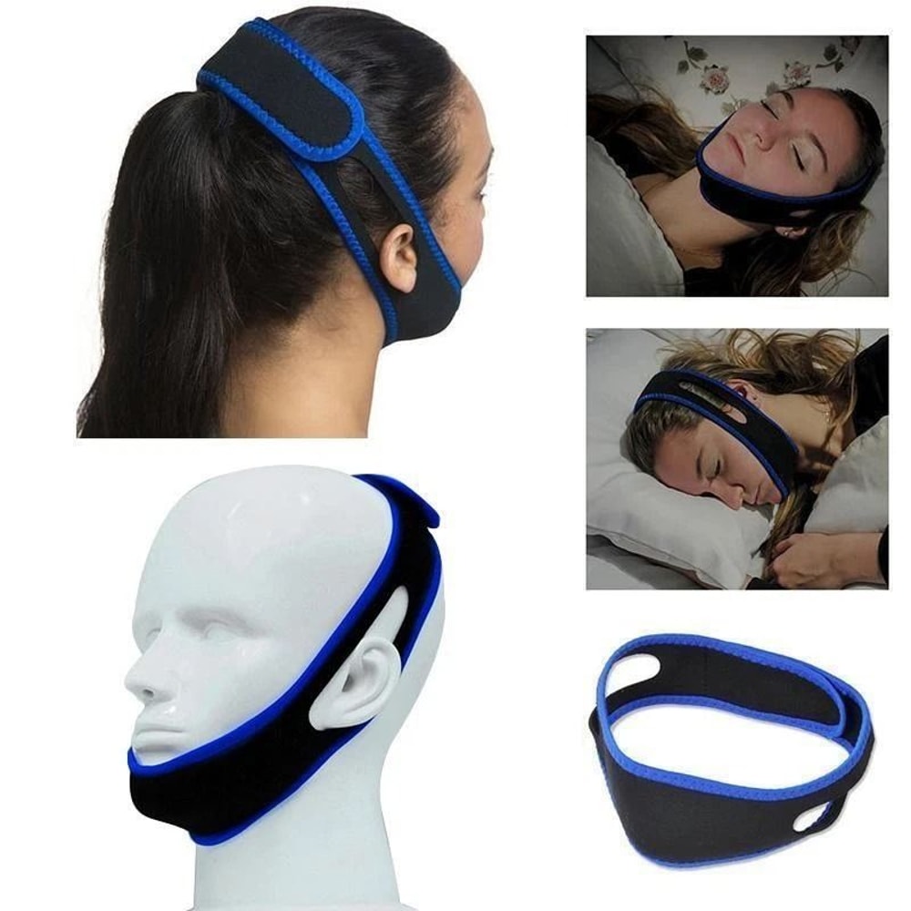 Adjustable Anti Snore Chin Strap For CPAP Users Sleep Apnea Jaw Support 3