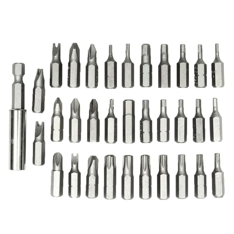 Security Torx Bit Set With Tamper Proof Bits And Magnetic Holder 0