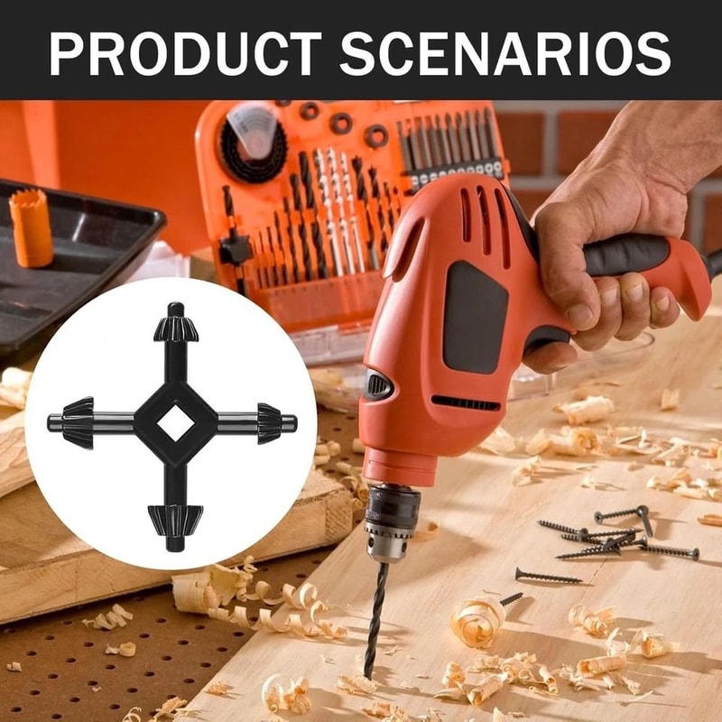 Universal Way Drill Press Chuck Key For Chucks Hand Tool Accessory 3