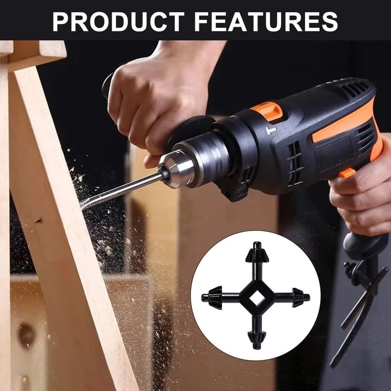 Universal Way Drill Press Chuck Key For Chucks Hand Tool Accessory 6