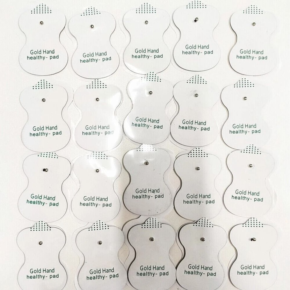 SnapOn Replacement Electrode Pads For TENS Unit Therapy Massager Bulk Pack 9