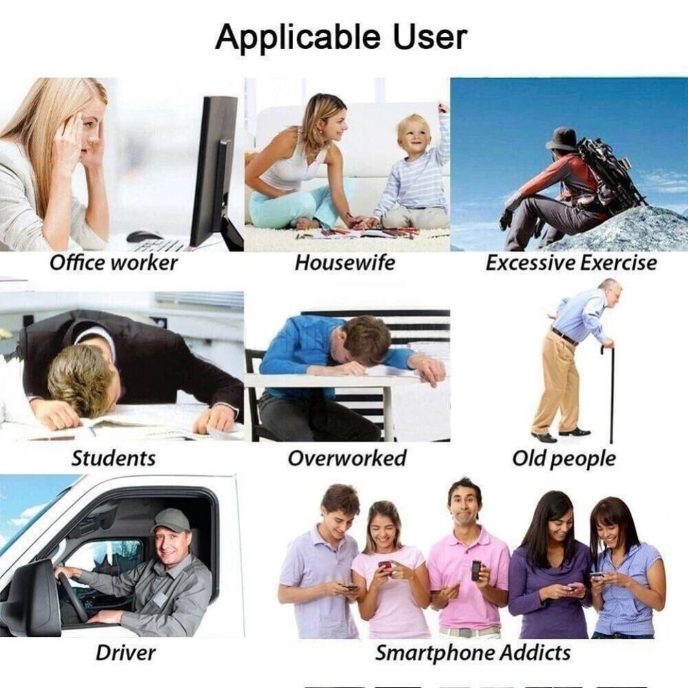 SnapOn Replacement Electrode Pads For TENS Unit Therapy Massager Bulk Pack 8