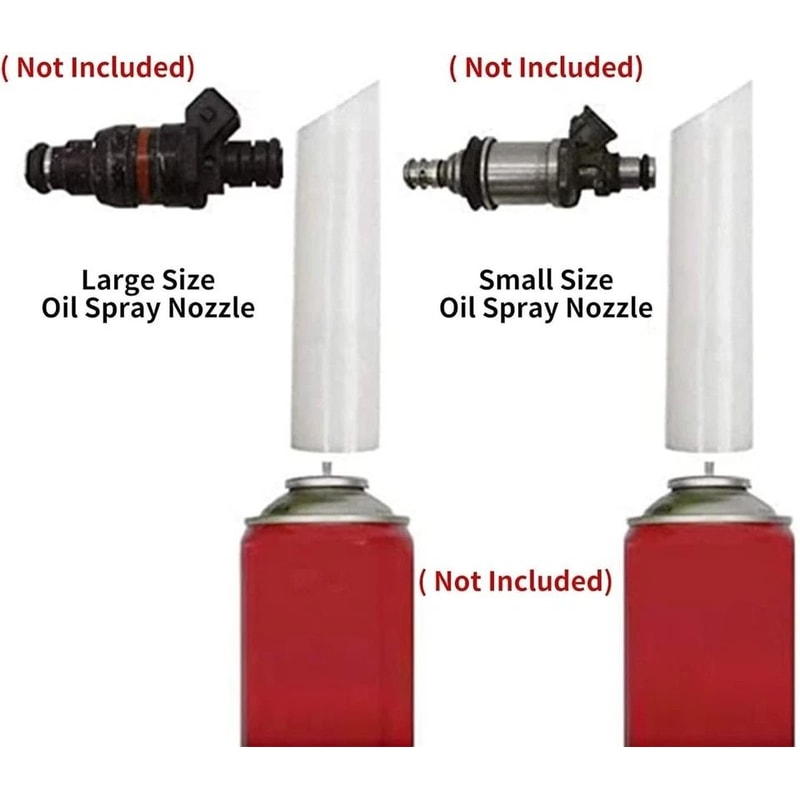 Universal Fuel Injector Flush Adapter Fuel Injector Cleaning Kit DIY Car Cleaning Tool For Engine 1