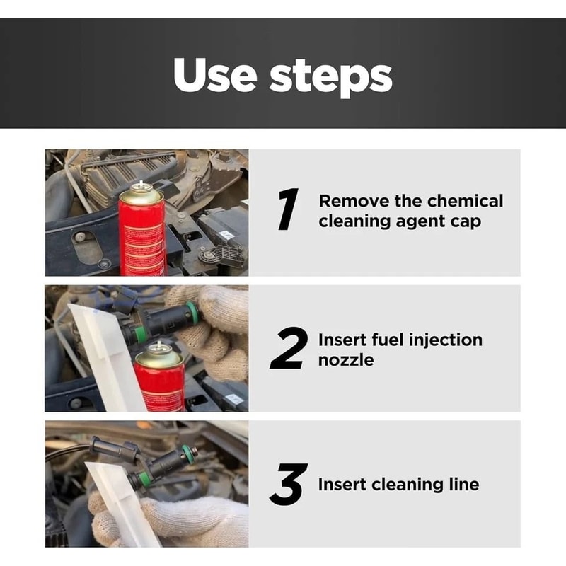 Universal Fuel Injector Flush Adapter Fuel Injector Cleaning Kit DIY Car Cleaning Tool For Engine 10