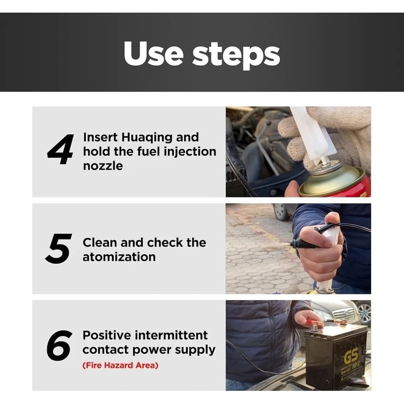 Universal Fuel Injector Flush Adapter Fuel Injector Cleaning Kit DIY Car Cleaning Tool For Engine 11