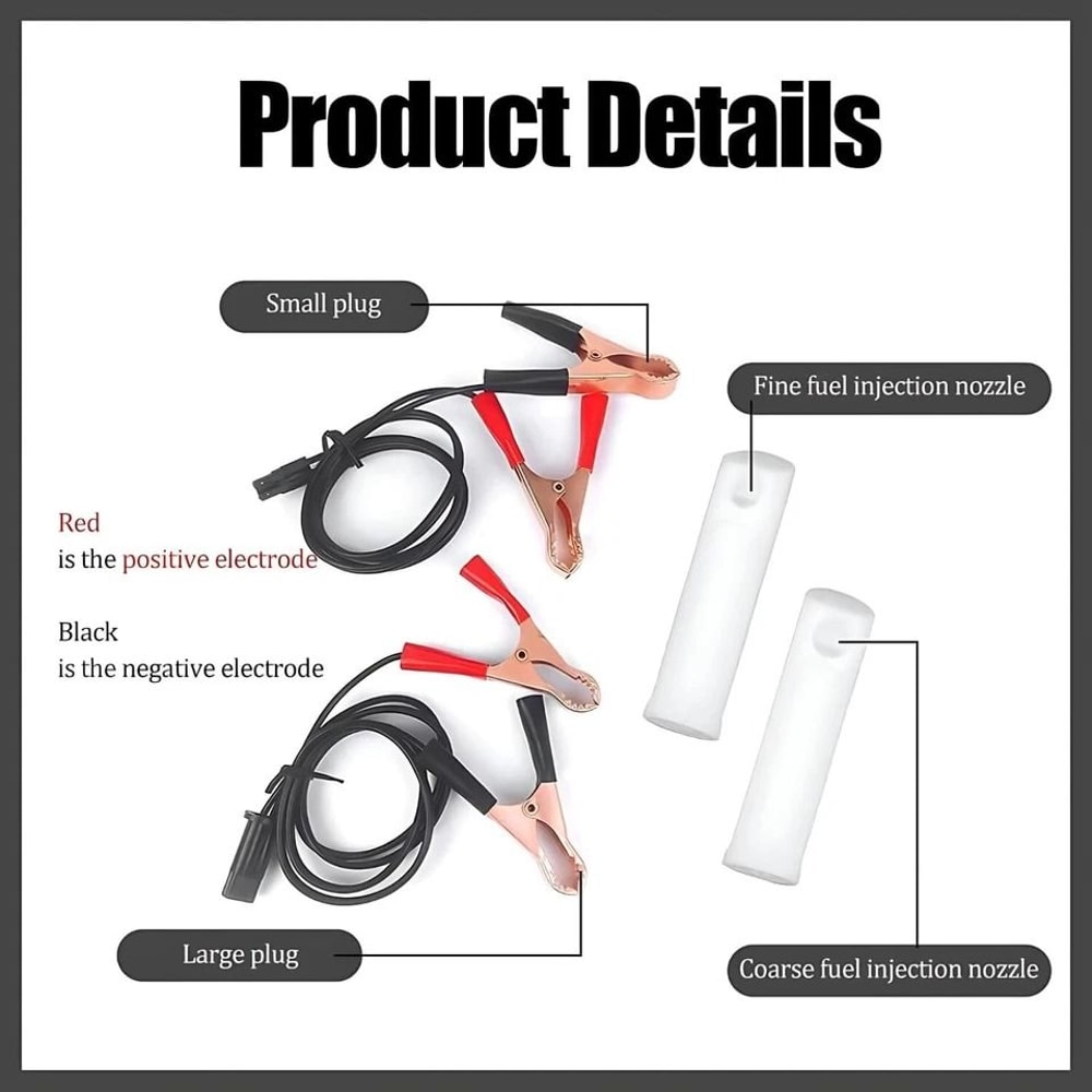 Universal Fuel Injector Flush Adapter Fuel Injector Cleaning Kit DIY Car Cleaning Tool For Engine 8