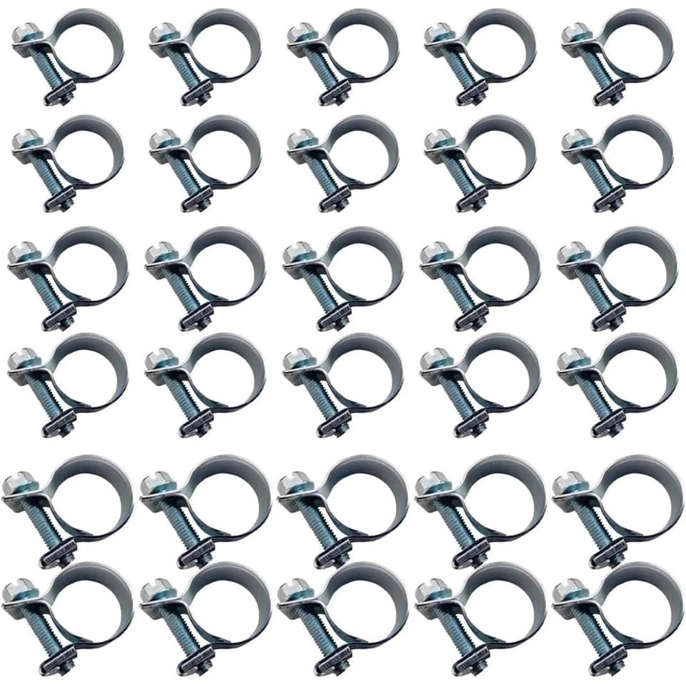 Fuel Injection Hose Clamps For Gas Line Durable Pipe Clamps For Car DIY Projects 12