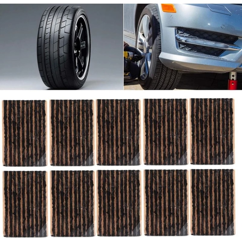 SelfVulcanizing Tire Repair Plugs Tubeless Seal Patches For Quick Tire Fixes 1