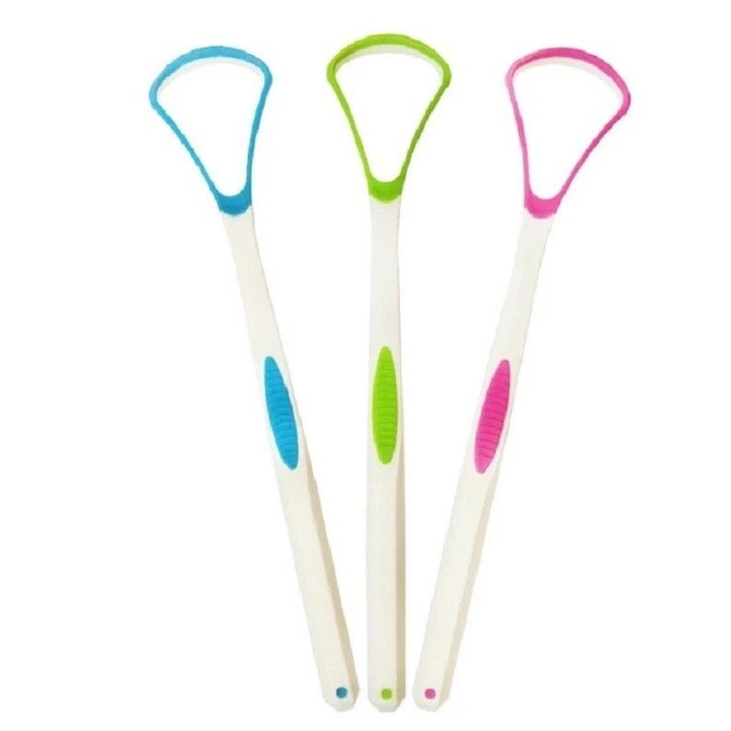 Tongue Scrapers For Fresh Breath Oral Hygiene Ideal For Adults Kids 0
