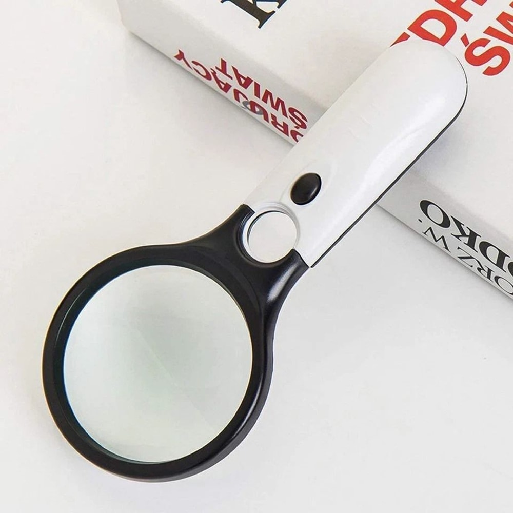 LED Jewelry Loupe Magnifier Handheld Magnifying Glass With Light Modes Portable For Precision Work 2