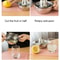 Stainless Steel Manual Citrus Juicer Lemon Lime Orange Squeezer With Bowl And Strainer 4