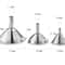 Stainless Steel Kitchen Funnel Set With Cleaning Brushes Food Grade No Spill Design 7