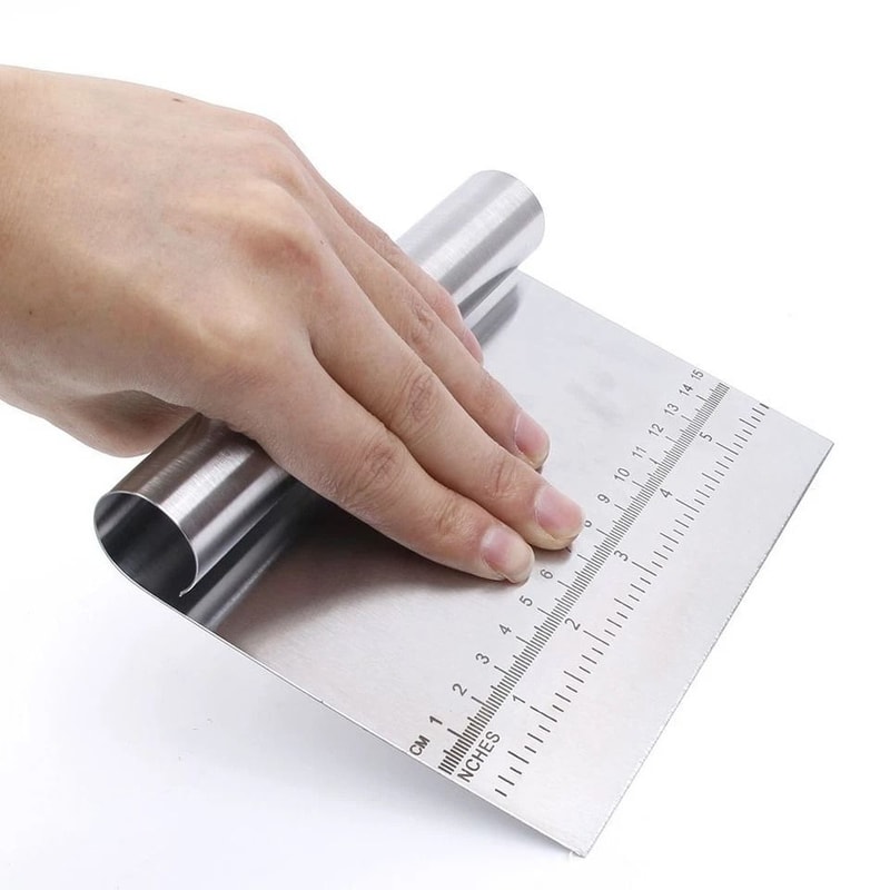 Stainless Steel Dough Scraper Cutter For Pizza Pastry And Cake Baking 1