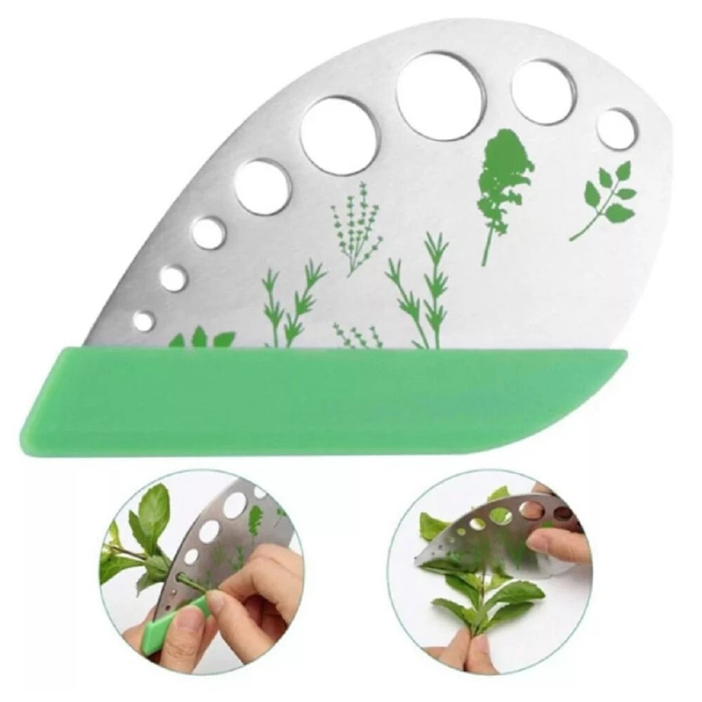 Stainless Steel Herb Stripper Easy Kale Greens Stem Remover For Quick Prep 8
