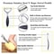 Stainless Steel Vegetable Fruit Peeler Set With NonSlip Handle Potato Carrot Peeler 1