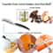 Stainless Steel Vegetable Fruit Peeler Set With NonSlip Handle Potato Carrot Peeler 2