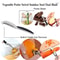Stainless Steel Vegetable Fruit Peeler Set With NonSlip Handle Potato Carrot Peeler 2