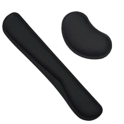 keyboard and mouse wrist rest set memory foam gel support cushion for ergonomic comfort