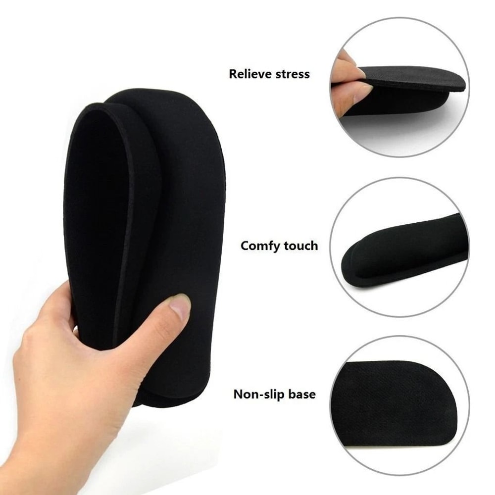 Keyboard And Mouse Wrist Rest Set Memory Foam Gel Support Cushion For Ergonomic Comfort 4