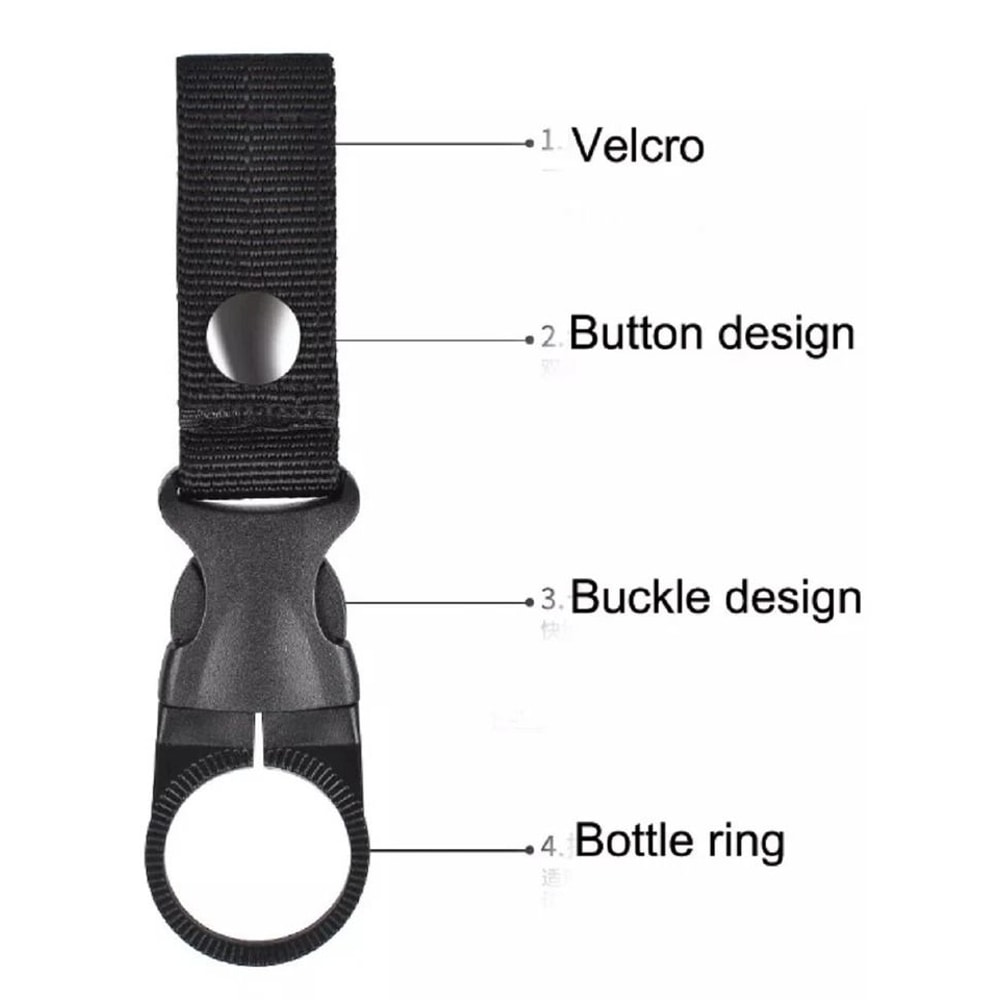 Carabiner Water Bottle Holder Clips For Belt Backpack Perfect For Travel Hiking 2