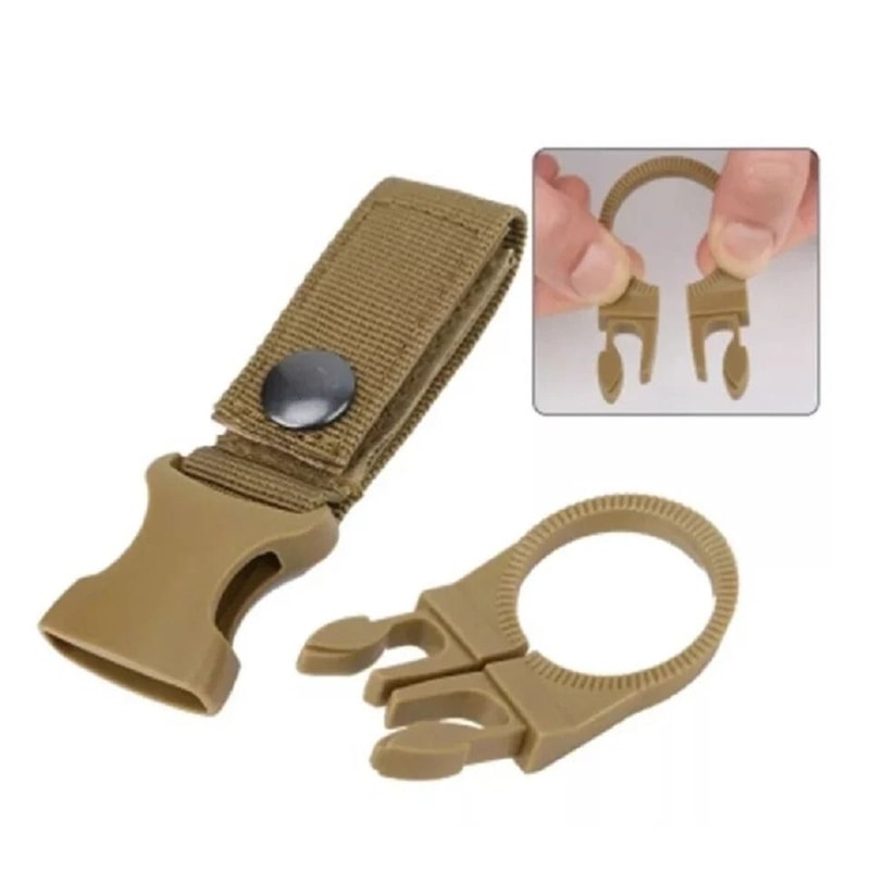 Carabiner Water Bottle Holder Clips For Belt Backpack Perfect For Travel Hiking 5