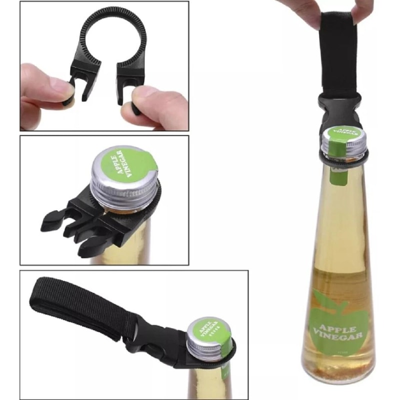 Carabiner Water Bottle Holder Clips For Belt Backpack Perfect For Travel Hiking 6