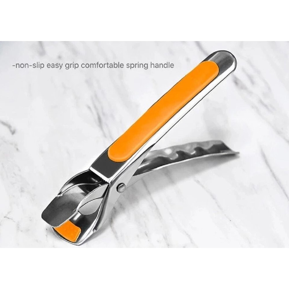 Stainless Steel AntiScald Plate Gripper Tongs Safe Kitchen Bowl Lifter Clamp For Hot Dishes 2