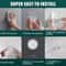 SelfAdhesive Wall Hooks No Punch No Nails 4