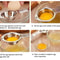 Egg Yolk White Separator Sieve Tool Easy Kitchen Gadget For Baking And Cooking 3