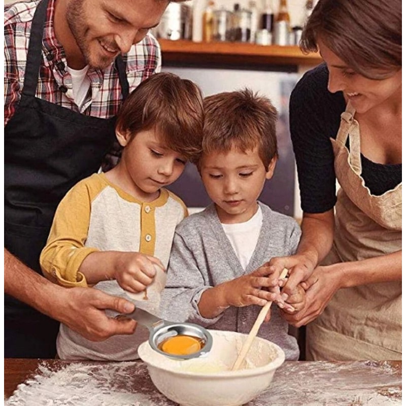 Egg Yolk White Separator Sieve Tool Easy Kitchen Gadget For Baking And Cooking 7