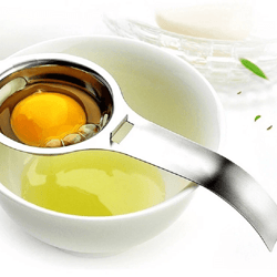 egg yolk white separator sieve tool easy kitchen gadget for baking and cooking