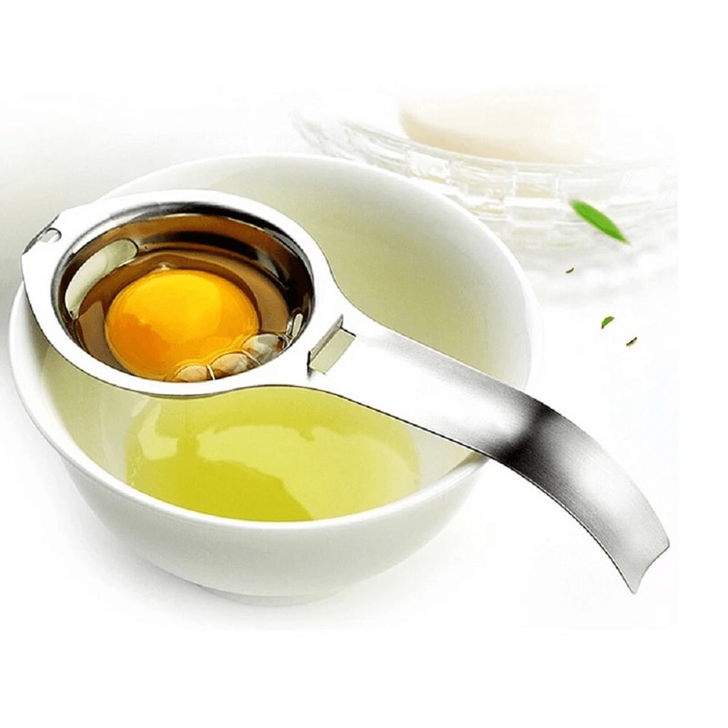 Egg Yolk White Separator Sieve Tool Easy Kitchen Gadget For Baking And Cooking 0