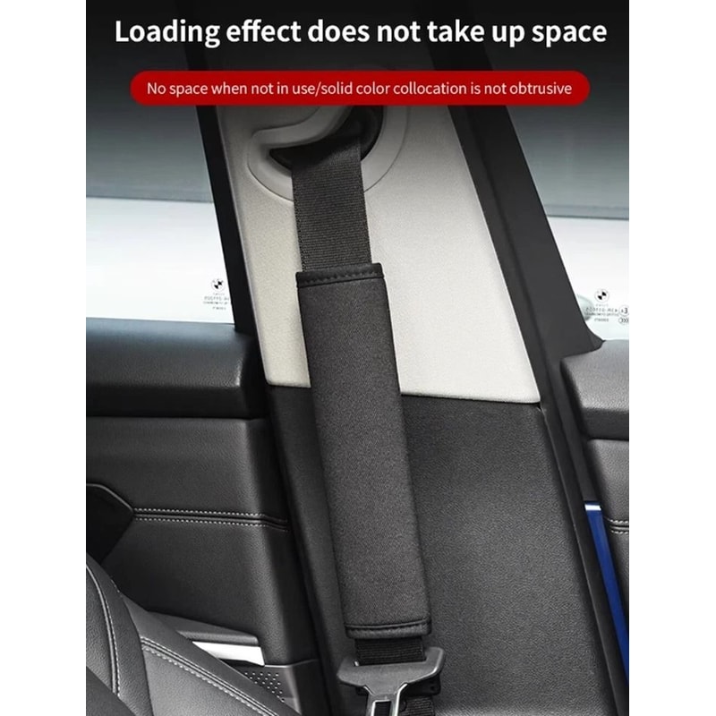 Universal Seat Belt Covers Soft Shoulder Pad Strap Protectors For Car Comfort 4