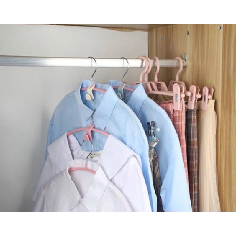 Hanger Connector Hooks SpaceSaving Closet Organizer Cascading Hanger Clips 2