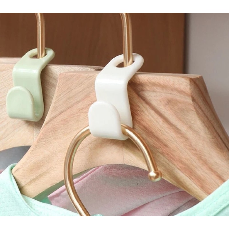 Hanger Connector Hooks SpaceSaving Closet Organizer Cascading Hanger Clips 3