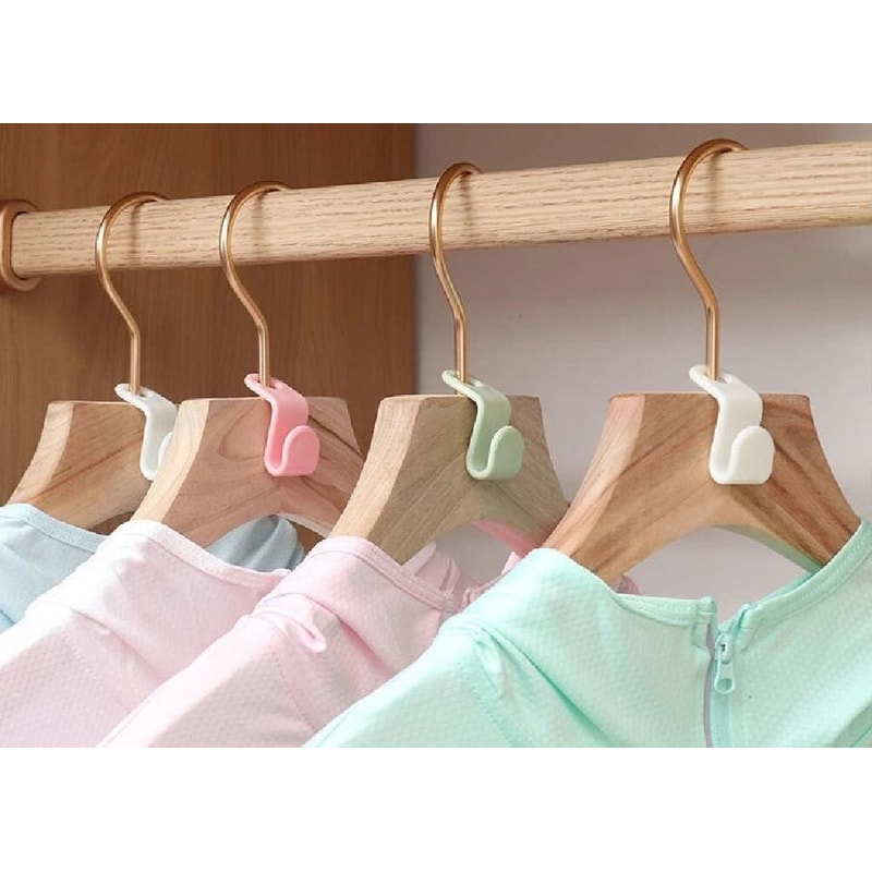 Hanger Connector Hooks SpaceSaving Closet Organizer Cascading Hanger Clips 4