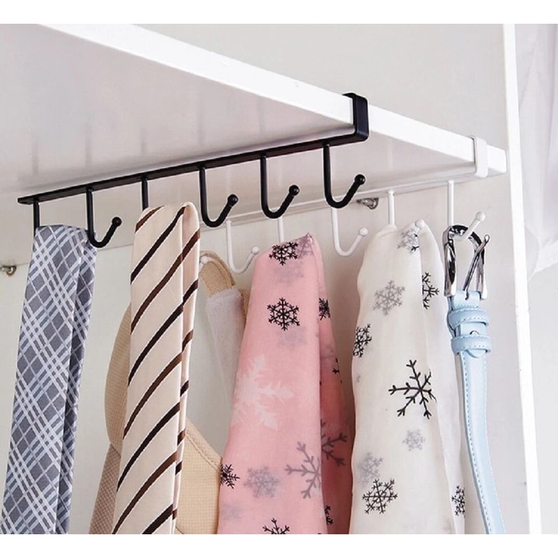 UnderShelf Mug Holder Rack Kitchen Coffee Cup Storage Hooks 4