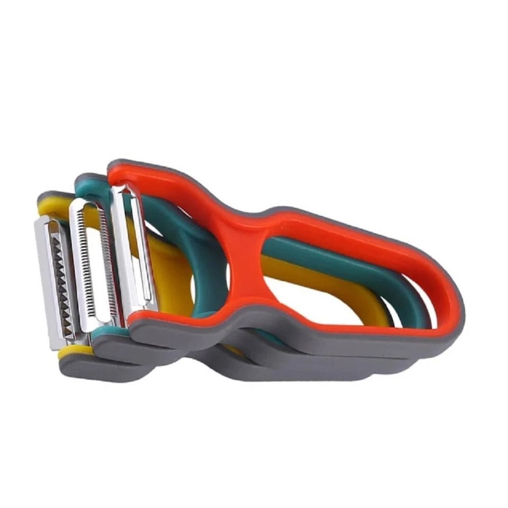 Stainless Steel Vegetable Fruit Peeler Set Sharp Swivel Cutter For Effortless Cutting 3