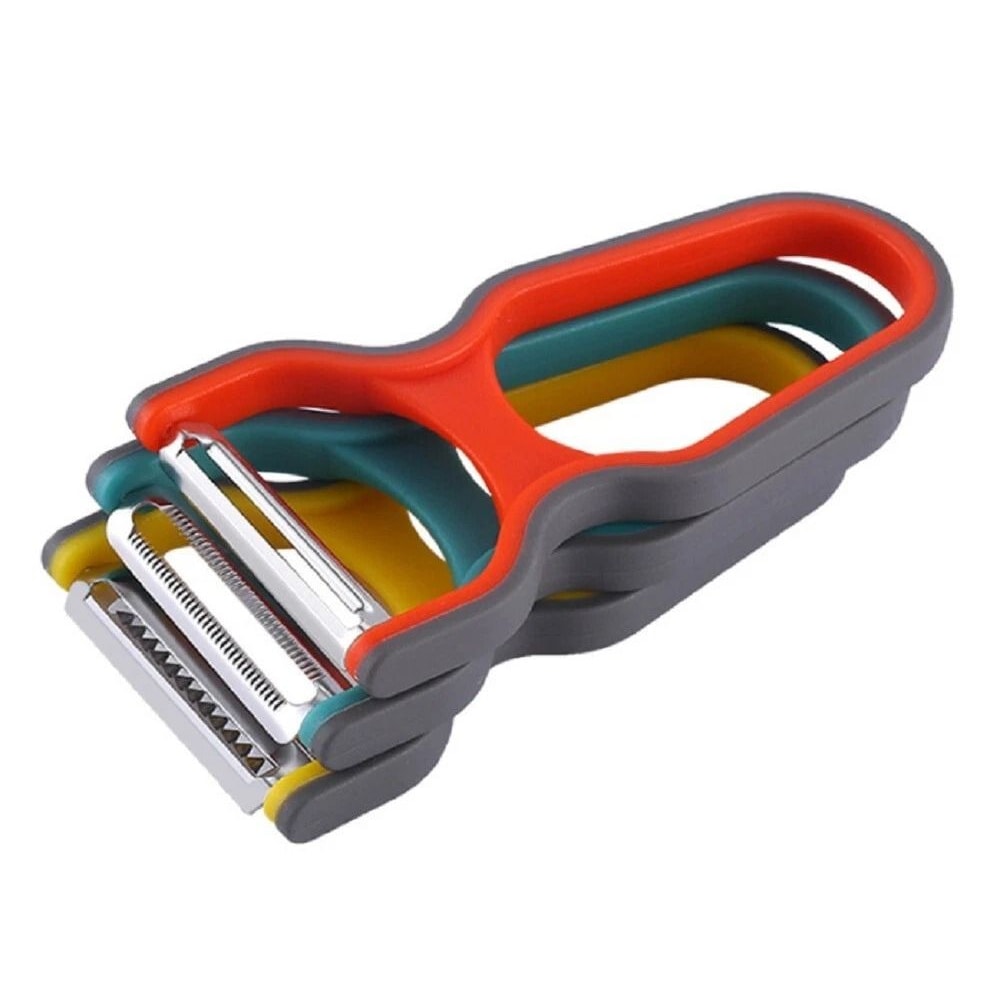 Stainless Steel Vegetable Fruit Peeler Set Sharp Swivel Cutter For Effortless Cutting 0
