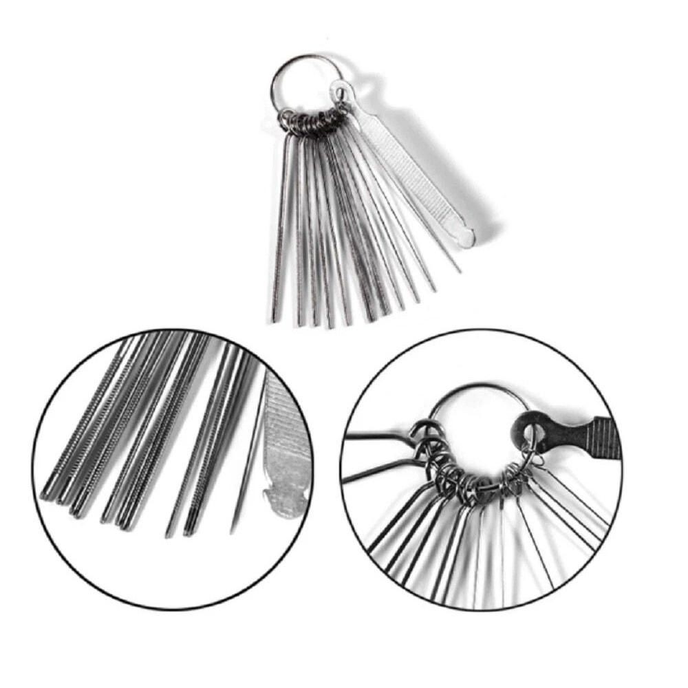 Guitar Nut Slotting File Kit For Precision String Slot Repair Luthier Saw File Set 5